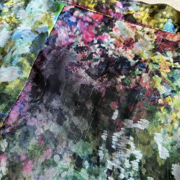 Topshop Blurry Watercolor Floral Maxi Skirt ASO Miranda Kerr - Picture 12 of 12